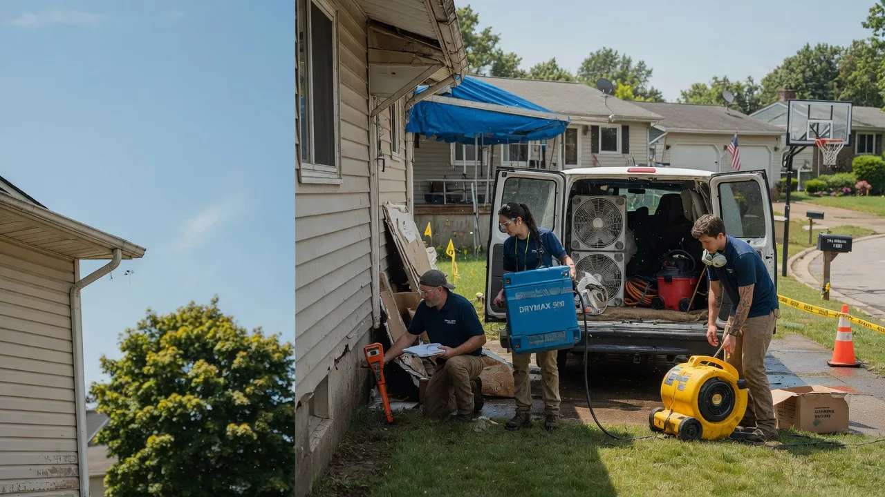 Ceiling Leak Cleanup in Omar, WV near me