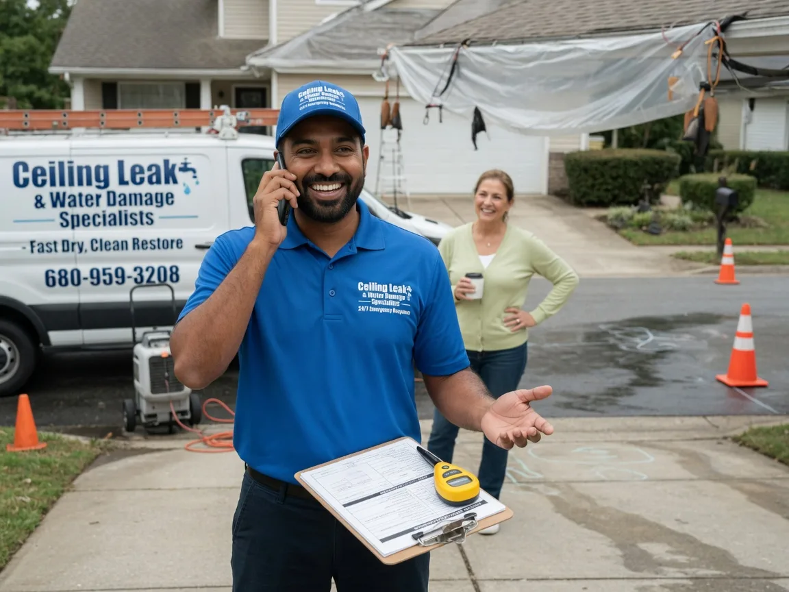 Ceiling Leak Cleanup Omar, WV FAQs